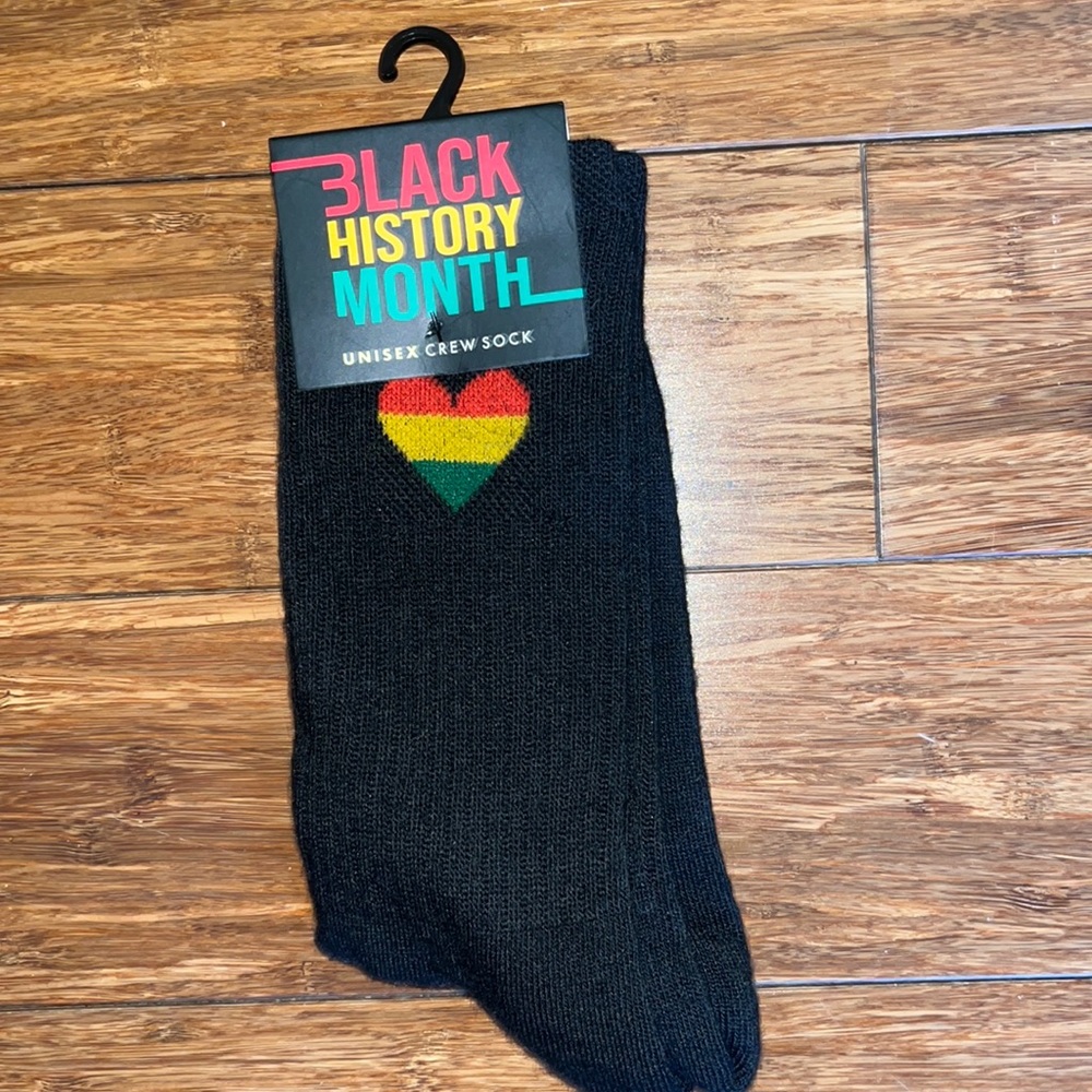 ORRSUM Black History Month Socks SZ MENS OS NWT